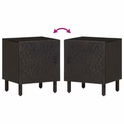 VidaXL 356815 nightstand/bedside table Black - Additional view 6