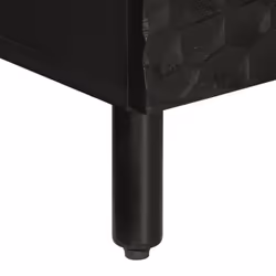 vidaXL TV Cabinet TV Stand Entertainment Centre TV Unit Media Unit Solid Wood - black - Additional view 7