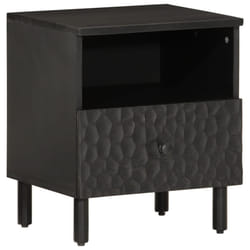 VidaXL 356825 nightstand/bedside table Black