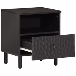 VidaXL 356825 nightstand/bedside table Black