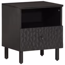VidaXL 356826 nightstand/bedside table Black - Additional view 2