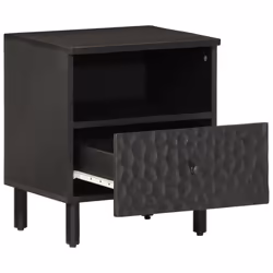 VidaXL 356826 nightstand/bedside table Black - Additional view 3