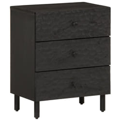 VidaXL 356828 nightstand/bedside table Black