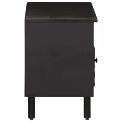 vidaXL TV Cabinet TV Stand Entertainment Centre TV Unit Black Solid Wood Mango - Additional view 4