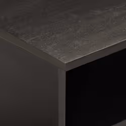 vidaXL TV Cabinet TV Stand Entertainment Centre TV Unit Black Solid Wood Mango - Additional view 6