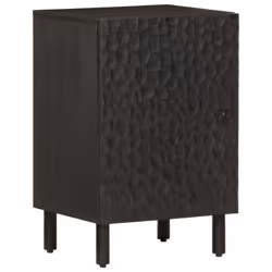 vidaXL Bathroom Cabinet Vanity Unit Storage Unit Cupboard Solid Wood Acacia - black