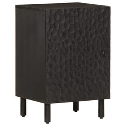 vidaXL Bathroom Cabinet Vanity Unit Storage Unit Cupboard Solid Wood Acacia - black