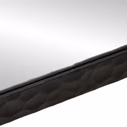 vidaXL Bathroom Mirror Wall-mounted Vanity Mirror Solid Wood Mango and Glass - black - Additional view 5