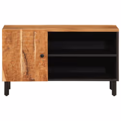 vidaXL TV Cabinet TV Stand Entertainment Centre TV Unit Solid Wood Acacia - Additional view 4