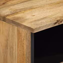 vidaXL Bedside Cabinets Nightstand Bed Cabinet Side Table End Table Solid Wood - natural, 1 pcs/solid mango wood - Additional view 5