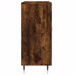 vidaXL Sideboard Storage Cabinet Side Cabinet Cupboard White Engineered Wood - smoked oak - Additional view 6