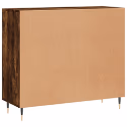 vidaXL Sideboard Storage Cabinet Side Cabinet Cupboard White Engineered Wood - smoked oak - Additional view 7