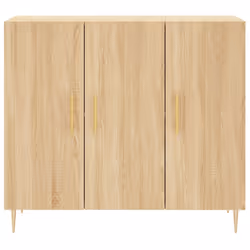 vidaXL Sideboard Cabinet Storage Cabinet Cupboard Smoked Oak Engineered Wood - sonoma oak - Additional view 5