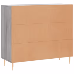 vidaXL Sideboard Cabinet Storage Cabinet Cupboard Smoked Oak Engineered Wood - grey sonoma - Additional view 7
