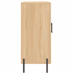 vidaXL Sideboard Storage Cabinet Cupboard Side Cabinet White Engineered Wood - sonoma oak - Additional view 6