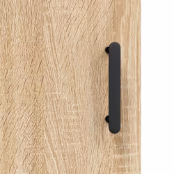 vidaXL Sideboard Storage Cabinet Cupboard Side Cabinet White Engineered Wood - sonoma oak - Additional view 9
