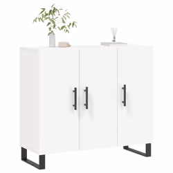 vidaXL Sideboard Storage Cabinet Side Cabinet Cupboard White Engineered Wood