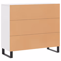vidaXL Sideboard Storage Cabinet Side Cabinet Cupboard White Engineered Wood - Additional view 7