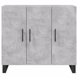 vidaXL Sideboard Storage Cabinet Side Cabinet Cupboard White Engineered Wood - concrete grey - Additional view 5