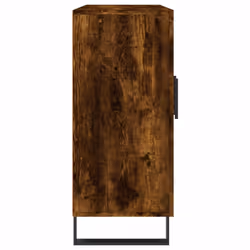 vidaXL Sideboard Storage Cabinet Side Cabinet Cupboard White Engineered Wood - smoked oak - Additional view 6