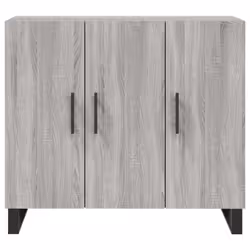 vidaXL Sideboard Storage Cabinet Side Cabinet Cupboard White Engineered Wood - grey sonoma - Additional view 5