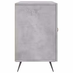 vidaXL Sideboard Storage Cabinet Cupboard Side Cabinet Black Engineered Wood - concrete grey - Additional view 6