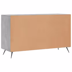 vidaXL Sideboard Storage Cabinet Cupboard Side Cabinet Black Engineered Wood - concrete grey - Additional view 7