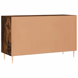 vidaXL Sideboard Storage Side Cabinet Cupboard Concrete Grey Engineered Wood - smoked oak - Additional view 7