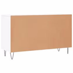 vidaXL Sideboard Storage Side Cabinet Cupboard Smoked Oak Engineered Wood - white - Additional view 7