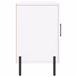 vidaXL Sideboard Storage Side Cabinet Cupboard Sonoma Oak Engineered Wood - white - Additional view 6