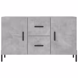 vidaXL Sideboard Storage Side Cabinet Cupboard Sonoma Oak Engineered Wood - concrete grey - Additional view 5