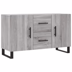 vidaXL Sideboard Cabinet Storage Cabinet Cupboard Sonoma Oak Engineered Wood - grey sonoma
