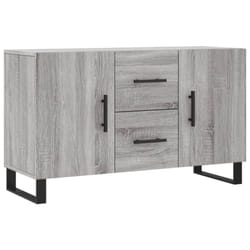 vidaXL Sideboard Cabinet Storage Cabinet Cupboard Sonoma Oak Engineered Wood - grey sonoma