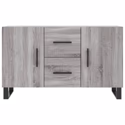 vidaXL Sideboard Cabinet Storage Cabinet Cupboard Sonoma Oak Engineered Wood - grey sonoma - Additional view 5