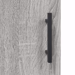 vidaXL Sideboard Cabinet Storage Cabinet Cupboard Sonoma Oak Engineered Wood - grey sonoma - Additional view 9