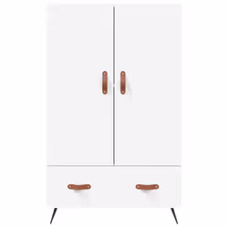 vidaXL Highboard Sideboard Cabinet Storage Cabinet Cupboard Engineered Wood - white - Additional view 5