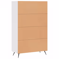 vidaXL Highboard Sideboard Cabinet Storage Cabinet Cupboard Engineered Wood - white - Additional view 7