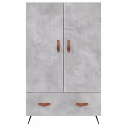 vidaXL Highboard Sideboard Cabinet Storage Cabinet Cupboard Engineered Wood - concrete grey - Additional view 5