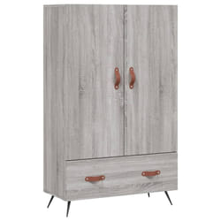 vidaXL Highboard Sideboard Cabinet Storage Cabinet Cupboard Engineered Wood - grey sonoma