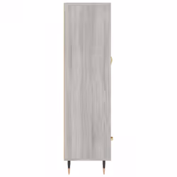 vidaXL Highboard Sideboard Cupboard Side Cabinet Smoked Oak Engineered Wood - grey sonoma - Additional view 6