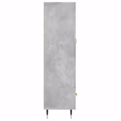 vidaXL Highboard Sideboard Cupboard Side Cabinet Sonoma Oak Engineered Wood - concrete grey - Additional view 6