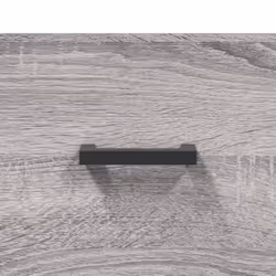 vidaXL Highboard Sideboard Storage Cabinet Side Cabinet Black Engineered Wood - grey sonoma - Additional view 8
