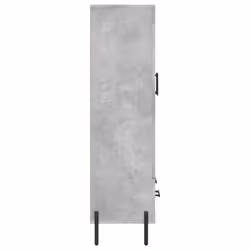 vidaXL Highboard Sideboard Storage Cabinet Side Cabinet White Engineered Wood - concrete grey - Additional view 6