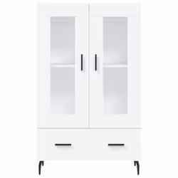 vidaXL Highboard Sideboard Cupboard Side Cabinet Brown Oak Engineered Wood - white - Additional view 5