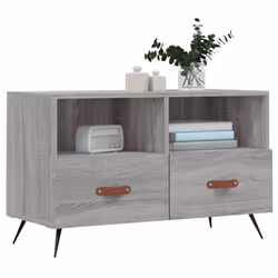 vidaXL TV Cabinet TV Unit Media Cabinet TV Stand Grey Sonoma Engineered Wood