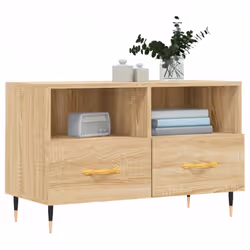 vidaXL TV Cabinet TV Unit Media Cabinet TV Stand Sonoma Oak Engineered Wood