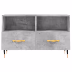 vidaXL TV Cabinet TV Unit Media Cabinet TV Stand Concrete Grey Engineered Wood - Additional view 4
