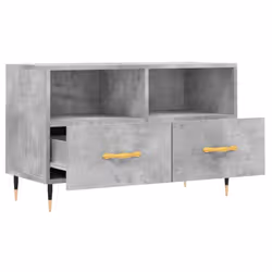vidaXL TV Cabinet TV Unit Media Cabinet TV Stand Concrete Grey Engineered Wood - Additional view 5