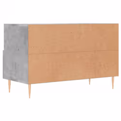 vidaXL TV Cabinet TV Unit Sideboard TV Stand High Gloss White Engineered Wood - concrete grey - Additional view 7
