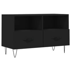 vidaXL TV Cabinet TV Unit Sideboard Media Unit TV Stand Black Engineered Wood